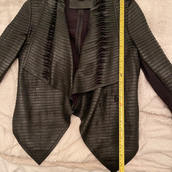 Scoop NYC Leather Jacket/Shirt - Picture 4 of 7